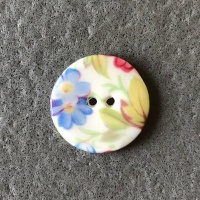 Summer Posy Smaller Medium Circular Button